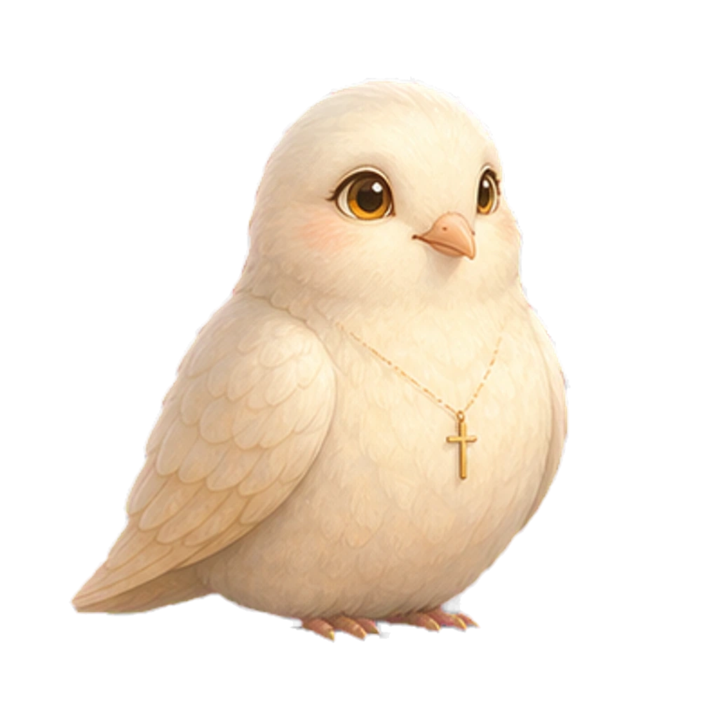 Faith, the Day 7: Christian Sobriety dove companion